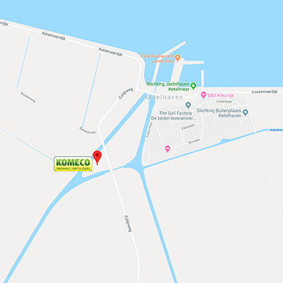 De locatie van Komeco